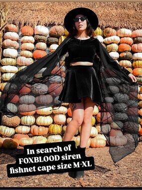 ISO FOXBLOOD SIREN CAPE SIZE M-XL